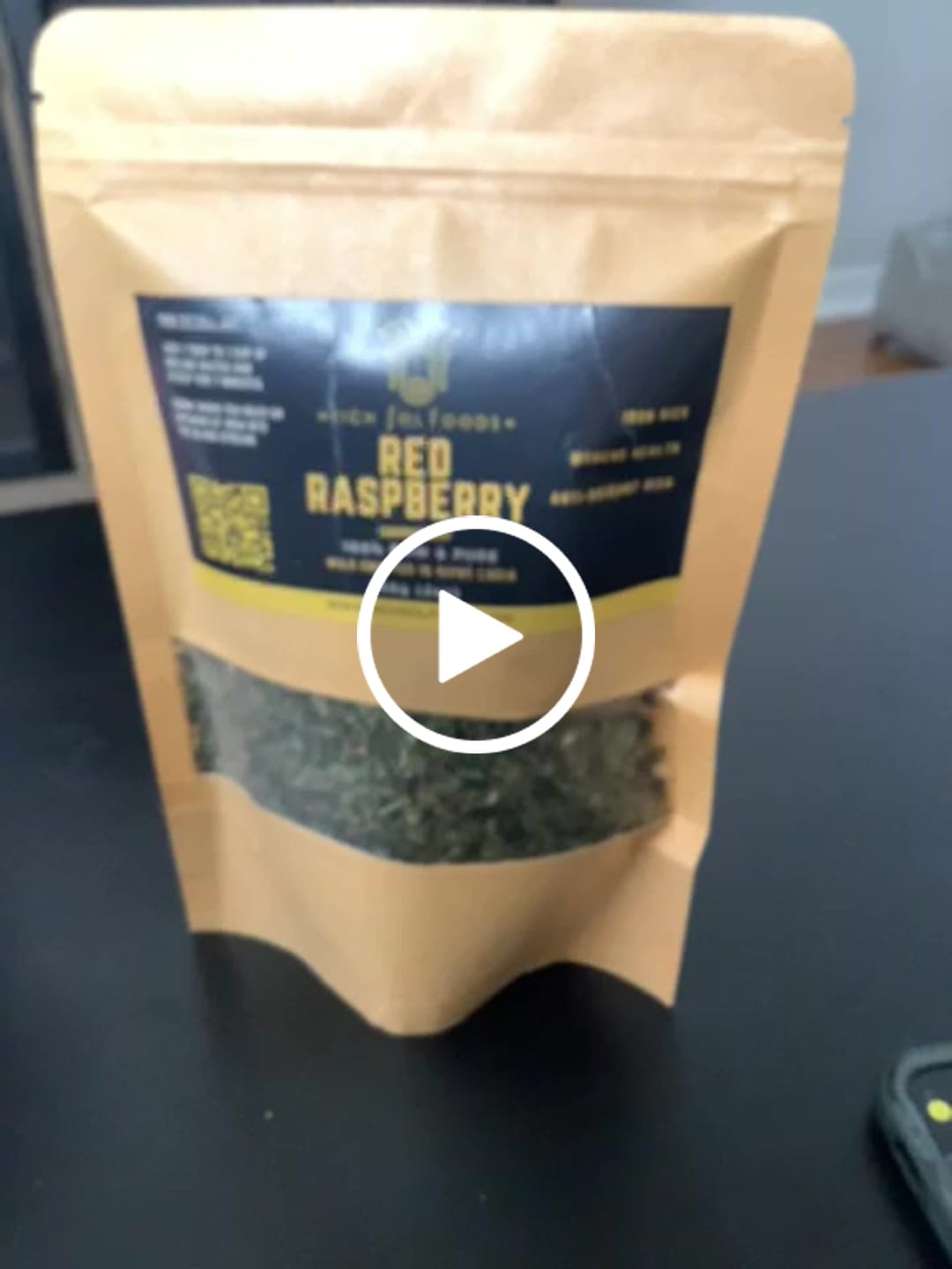 Customer video review of Red Raspberry Leaf