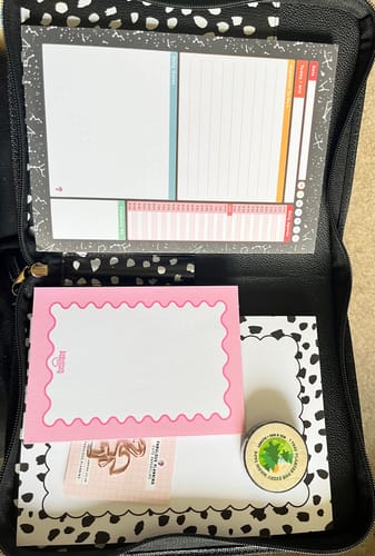 Customer photo review of A5 Folio - Reverse Dalmatian