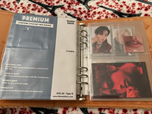 Customer photo review of CUSTOM A5 POCKET PAGES