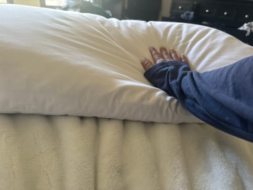 Customer photo review of Down Bed Pillow - Medium