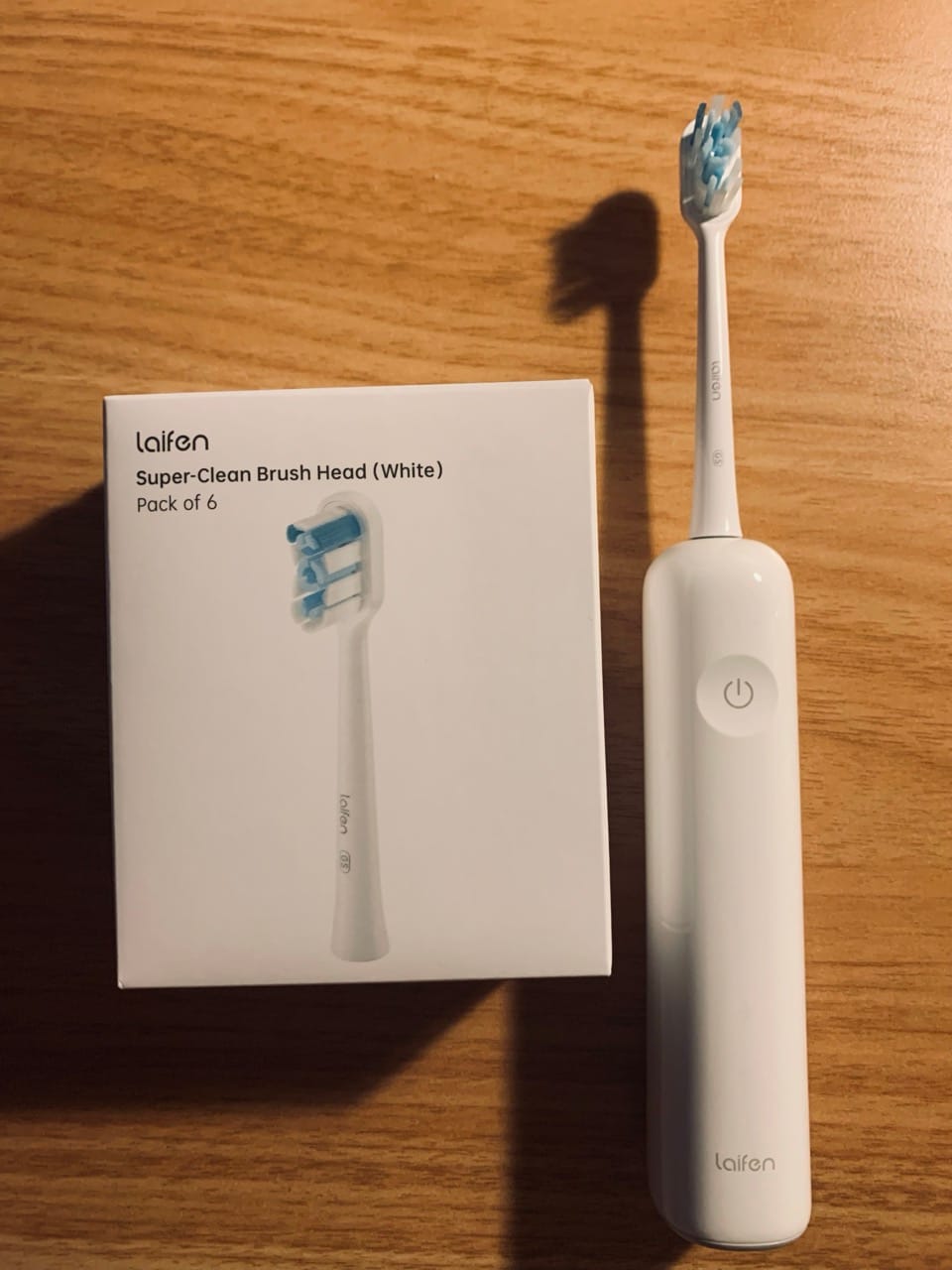 Customer photo review of Laifen Wave Toothbrush Heads