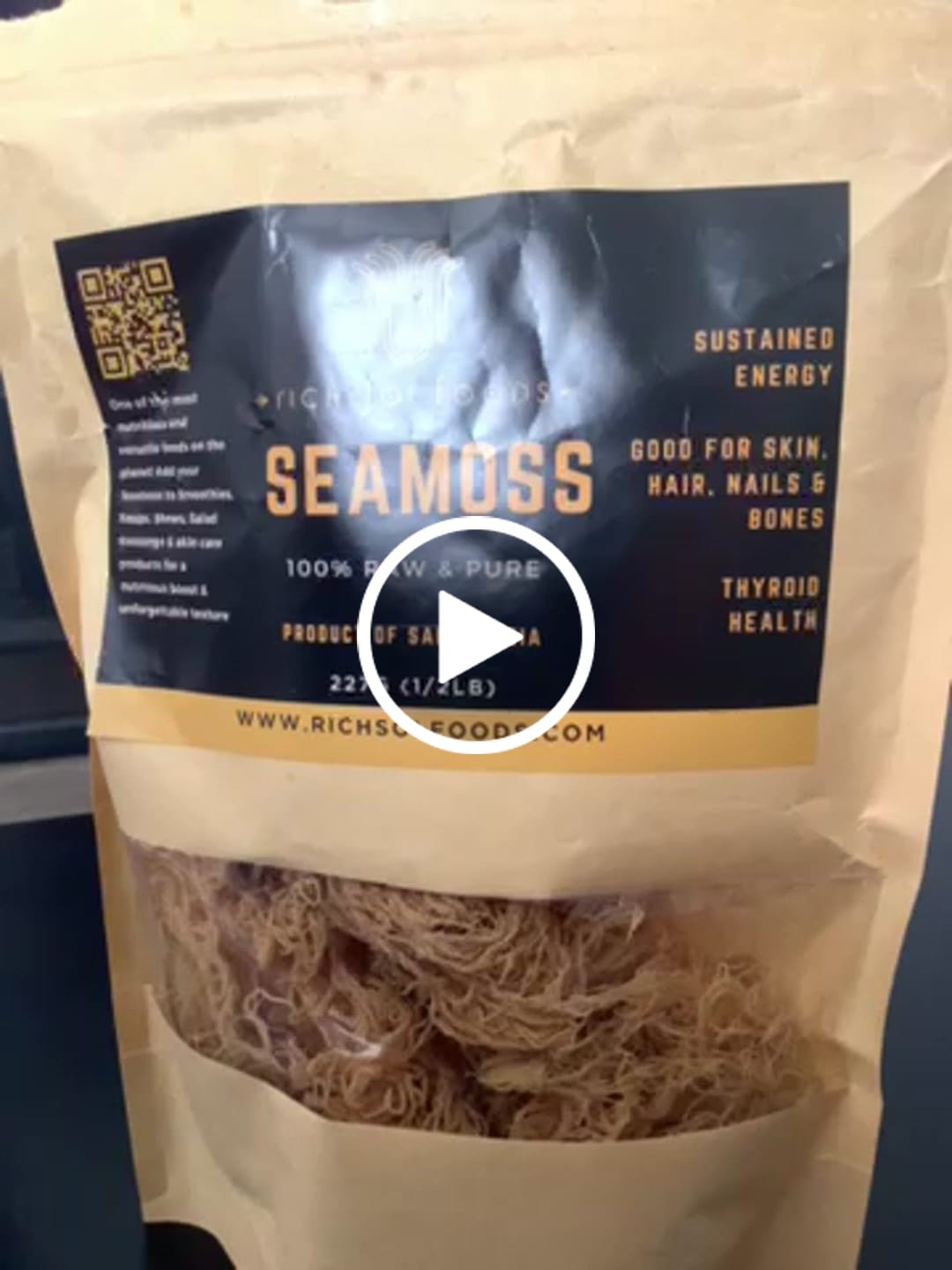 Customer video review of Irish Sea moss