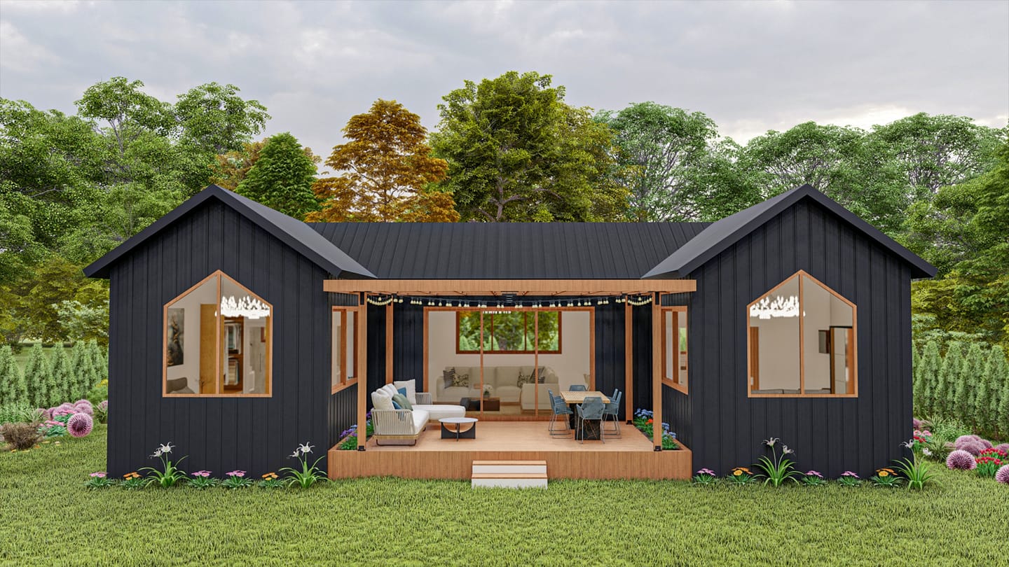 Customer photo review of Plan 2410 | Cottage