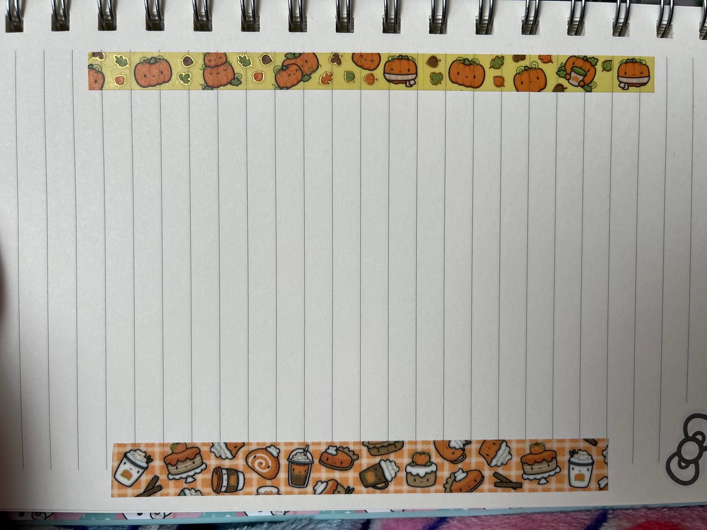 Customer photo review of (Pre-order) Pumpkin Spice Washi Tapes (Set of 2)