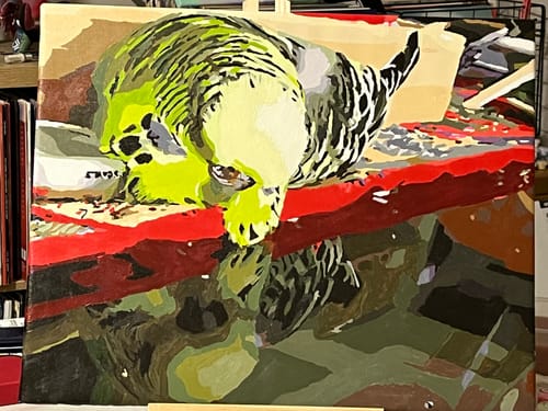 Customer photo review of Custom Paint By Numbers