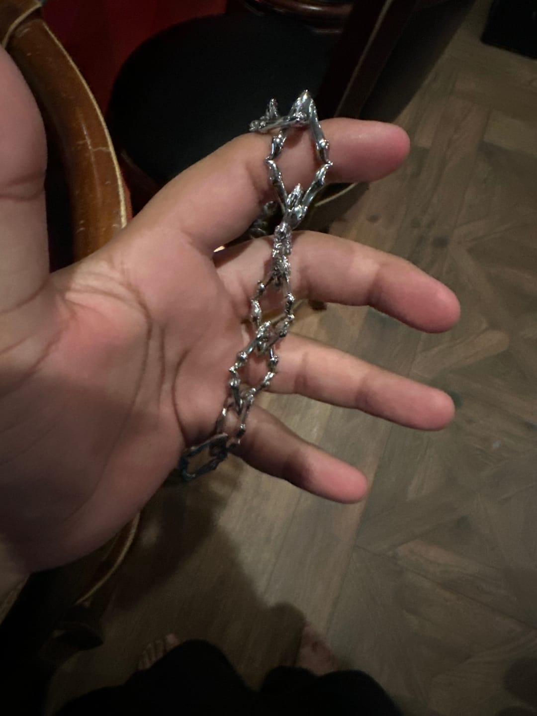 Customer photo review of CHAIN OF ADDICTION BRACELET