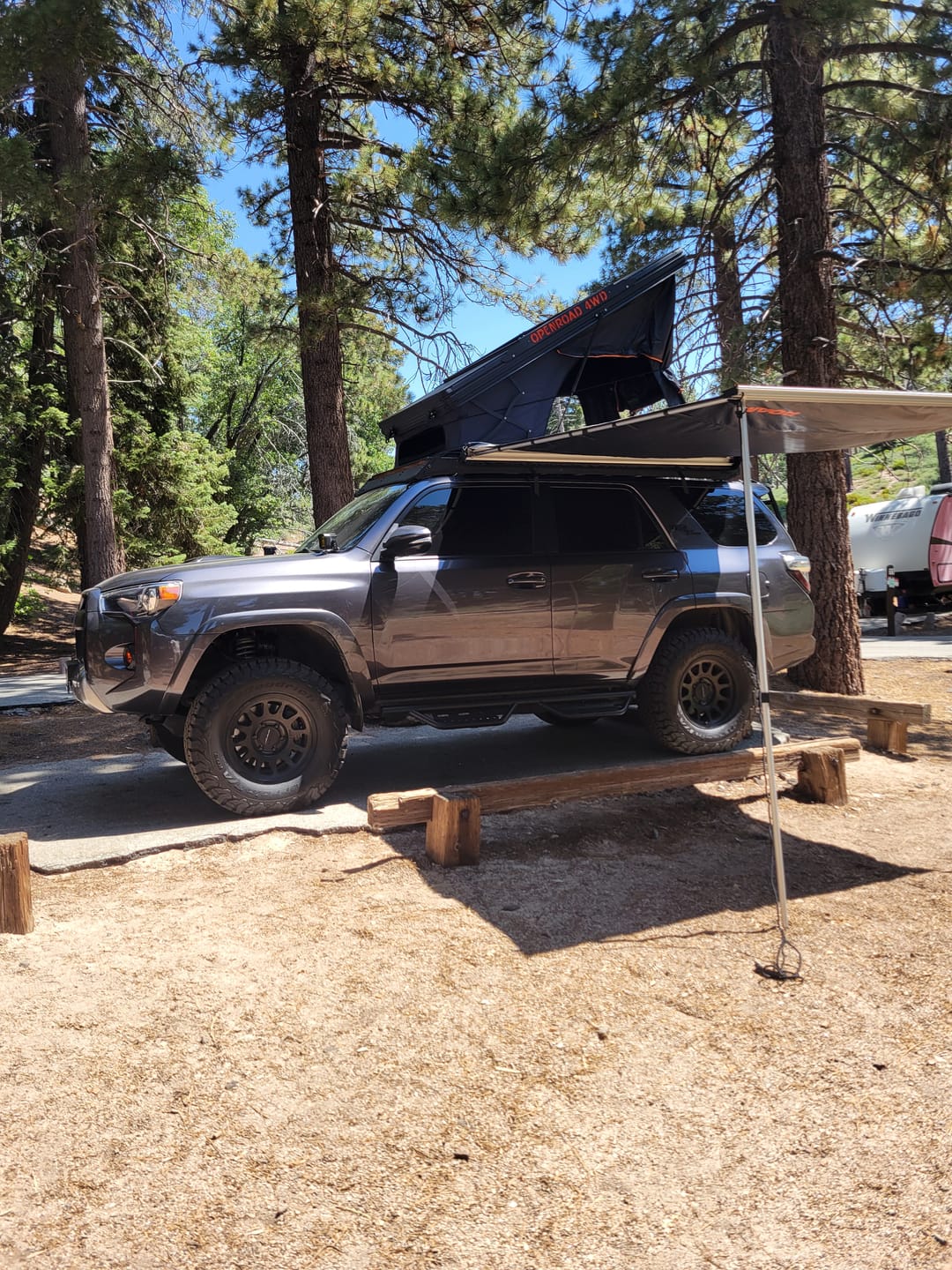 Customer photo review of OPENROAD Aluminum Hard Shell Roof Top Tent-PeakRoof LT V2 Series