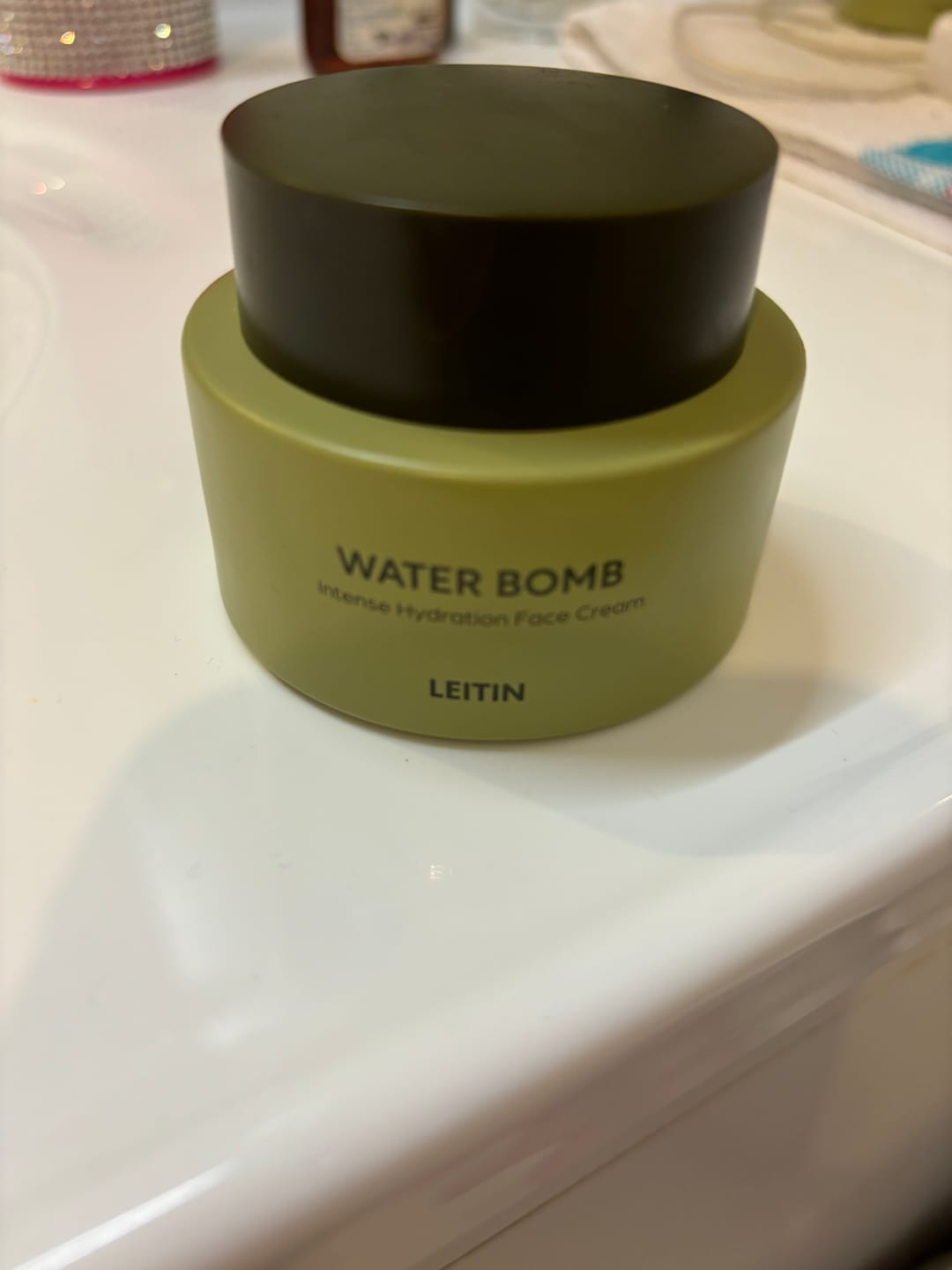 Customer photo review of Water Bomb Face Cream
