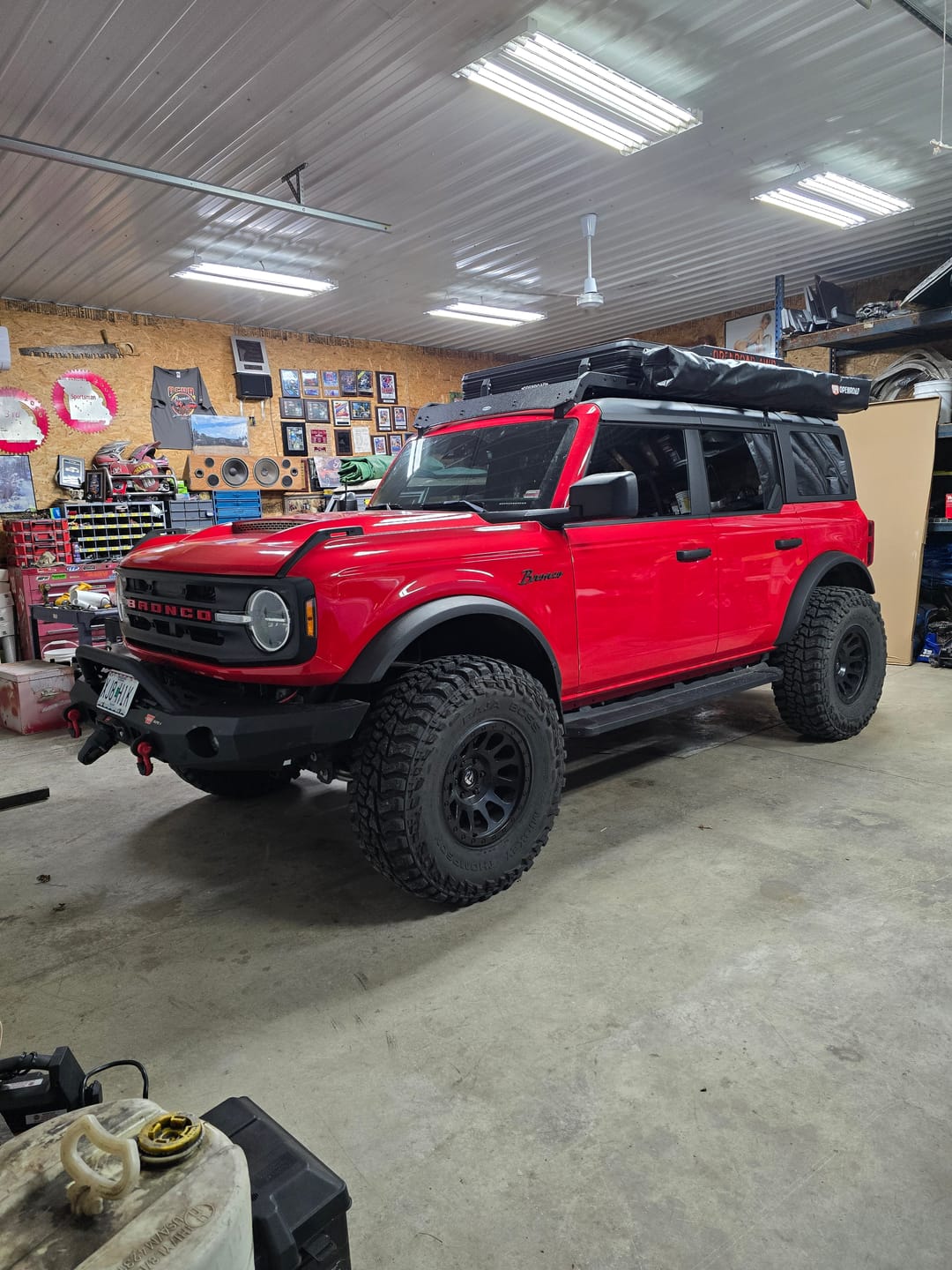 Customer photo review of OPENROAD Aluminum Hard Shell Roof Top Tent-PeakRoof LT V2 Series