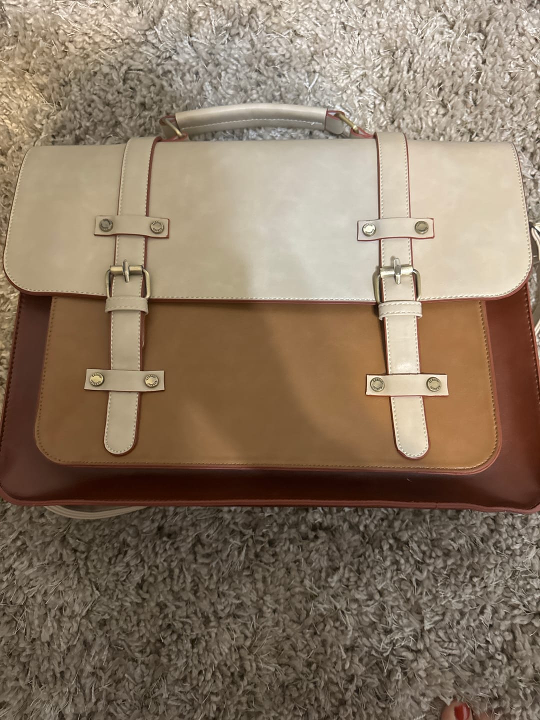 Customer photo review of Sombre Vintage Briefcase
