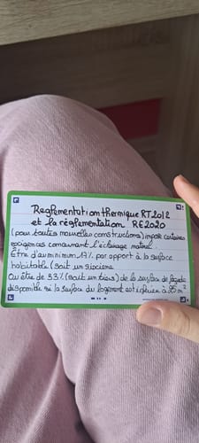 Avis photo d'un client sur Flashcards FLASH 2.0 OXFORD # 80 cartes 7,5 x 12,5 cm - ligné