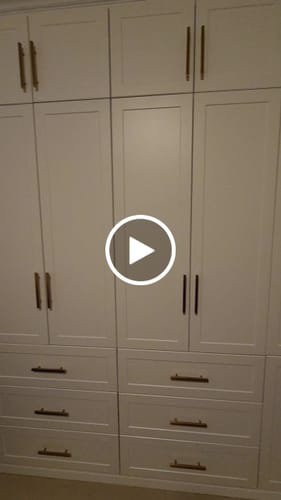 Customer video review of 30" Wide Tall Pantry Cabinet - Thermofoil Doors