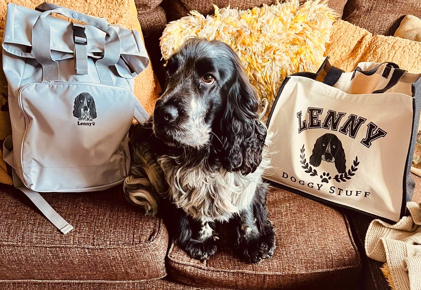 Customer photo review of Ulti-MUTT Dog Jute bag