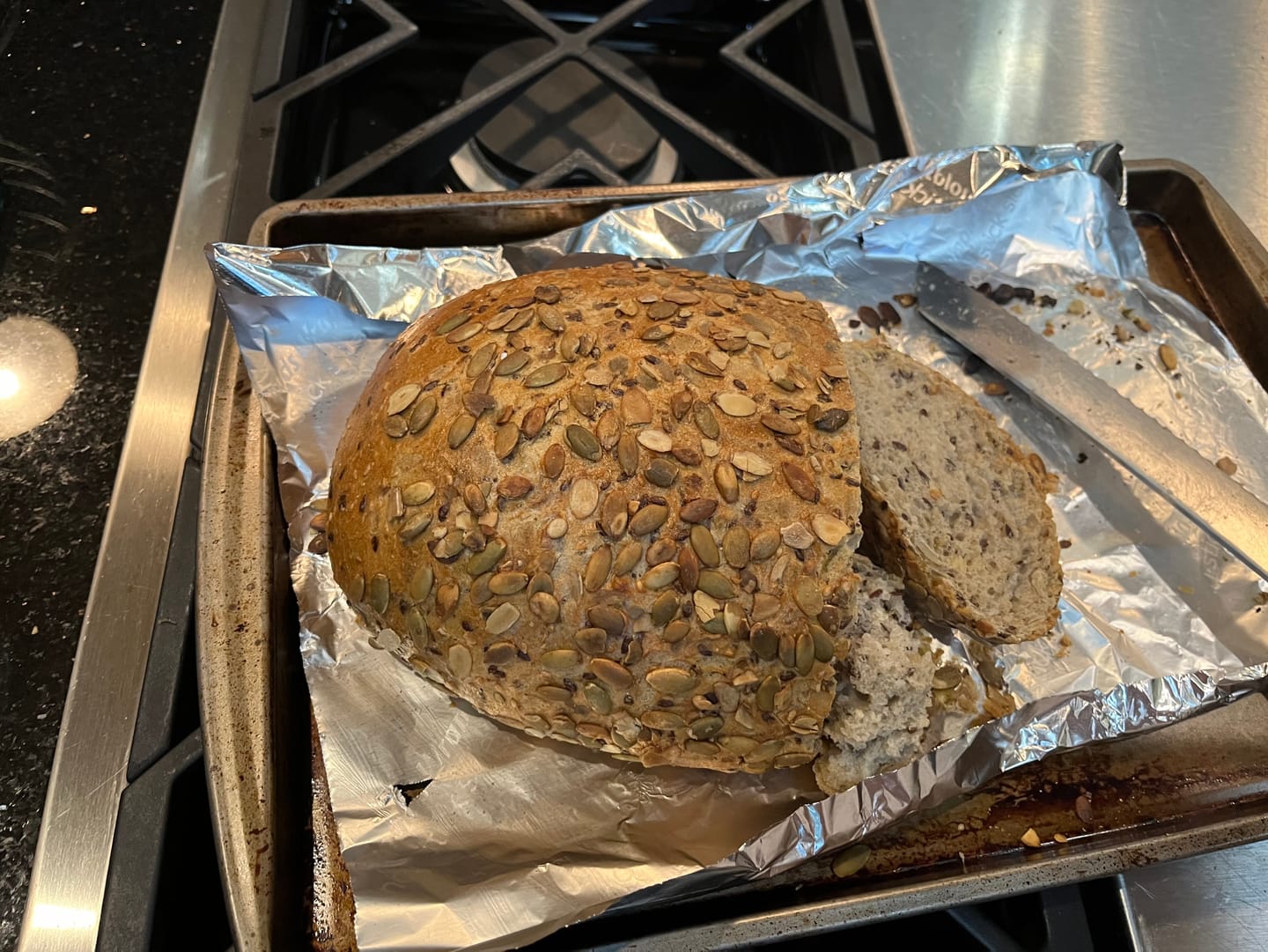 Customer photo review of Premium Seed Sourdough Bread 750g