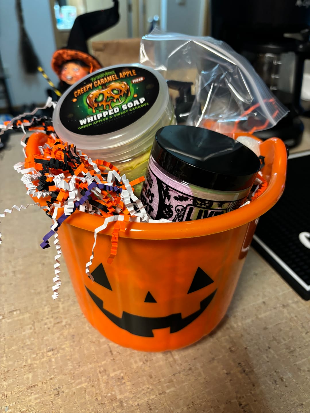 Customer photo review of Mystery Halloween Buckets