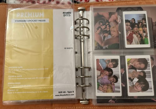 Customer photo review of STANDARD A5 POCKET PAGES