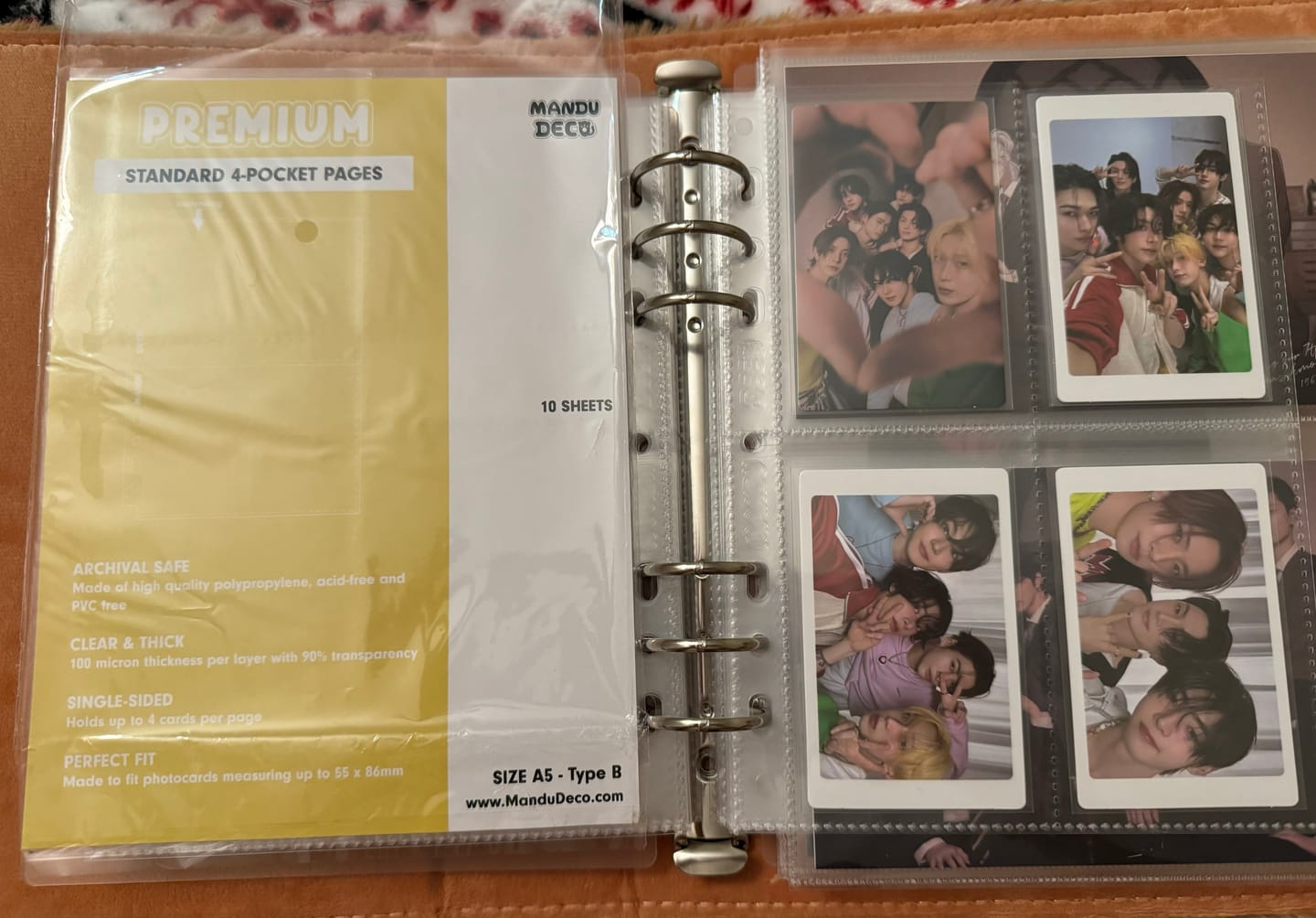 Customer photo review of STANDARD A5 POCKET PAGES