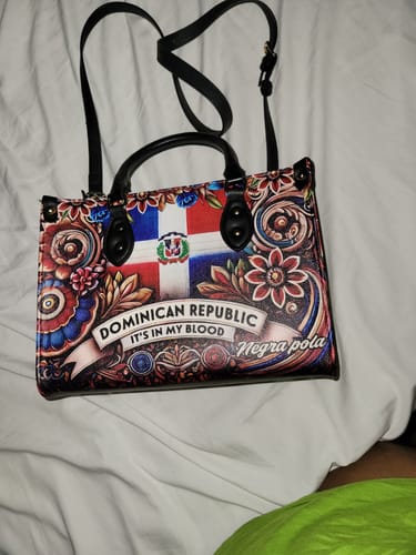 Customer photo review of DOMINICAN- Personalized Leather Handbag DOM03