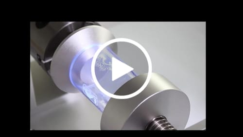 Customer video review of Cloudray UV-5 5W UV Laser Marking Engraver with 4.3” X 4.3” Scan Area