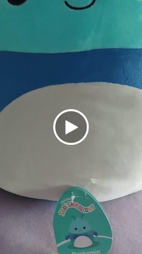 Customer video review of Available Now: Squishmallows 40cm Benjamin Beetle