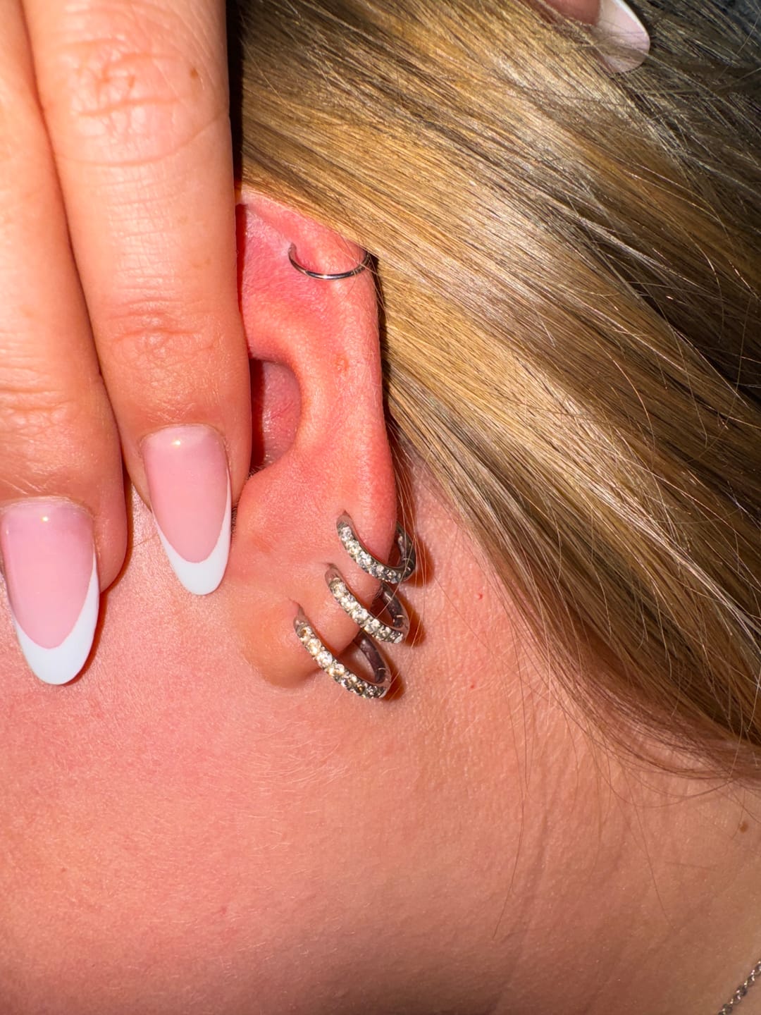 Customer photo review of Klara Set Ohrringe | 18K vergoldet