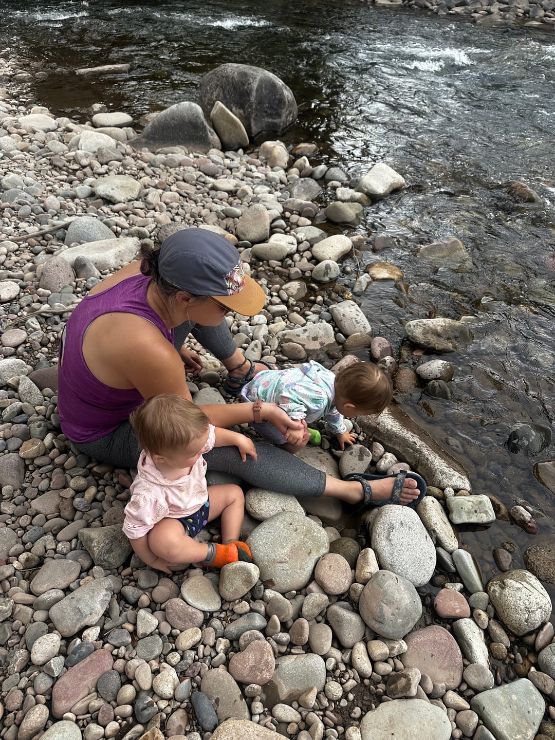 Customer photo review of Non-Slip Baby Socks | Big Adventures 6-Pack