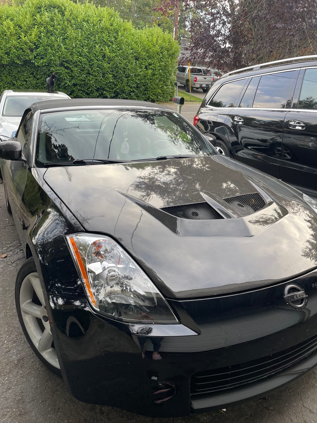 Customer photo review of High Glossy Paint Black Vinyl Wrap
