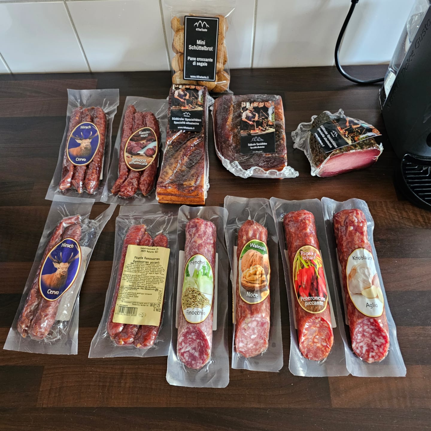 Customer photo review of Cacciatore Rind Salami - 150g