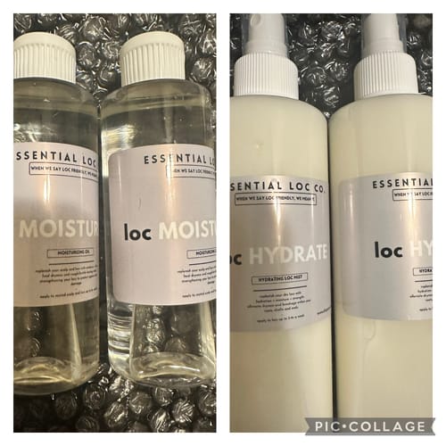Customer photo review of Moisturizing Loc Oil (4oz. Scented Collection)
