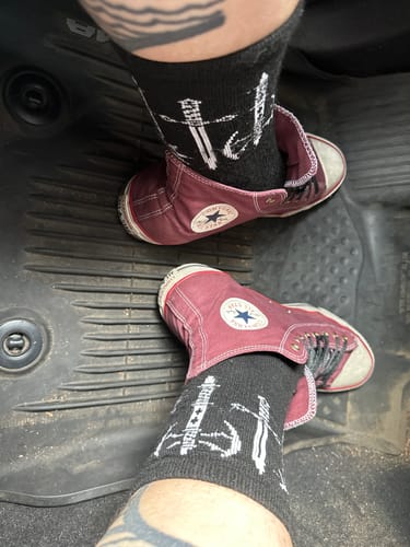 Customer photo review of Armory - Crew Socks