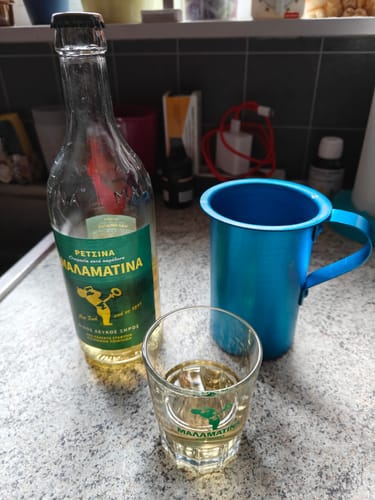Customer photo review of Malamatina retsina - 500ml
