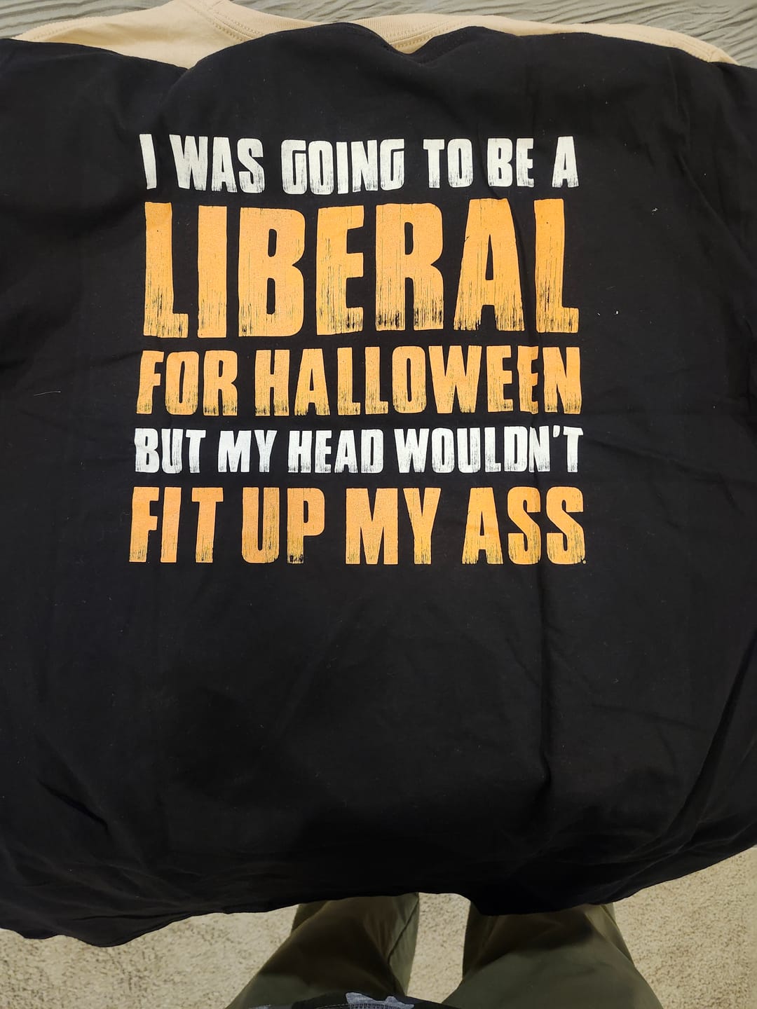 Customer photo review of I Was Going to Be A Liberal For Halloween