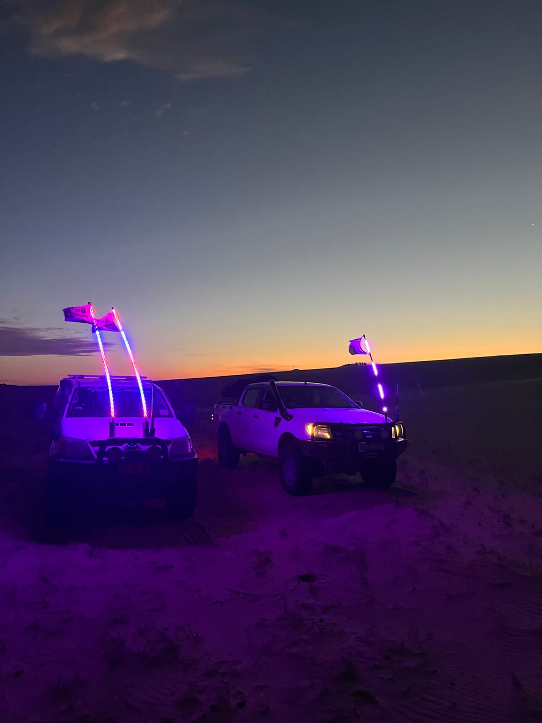 Customer photo review of 5ft LED Whip Lights