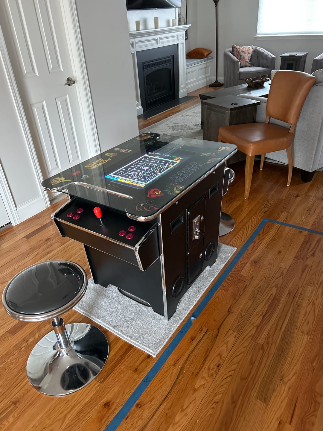 Customer photo review of Commercial Grade 60 games in 1 Arcade Commercial Cocktail Table Machine Retro Multi-cade LED