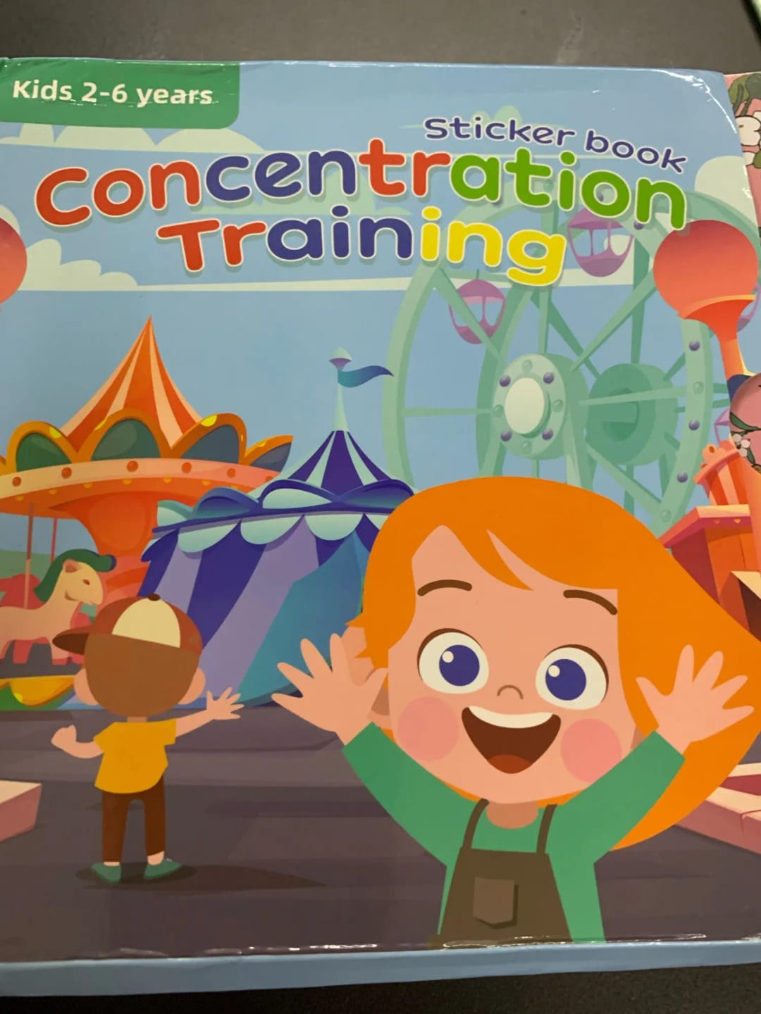 Customer photo review of Educational Tool Concentration Training Sticker Books