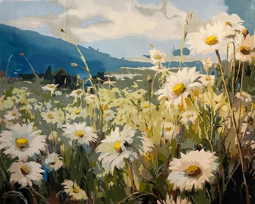 Customer photo review of Daisy Meadows - Paint by Numbers