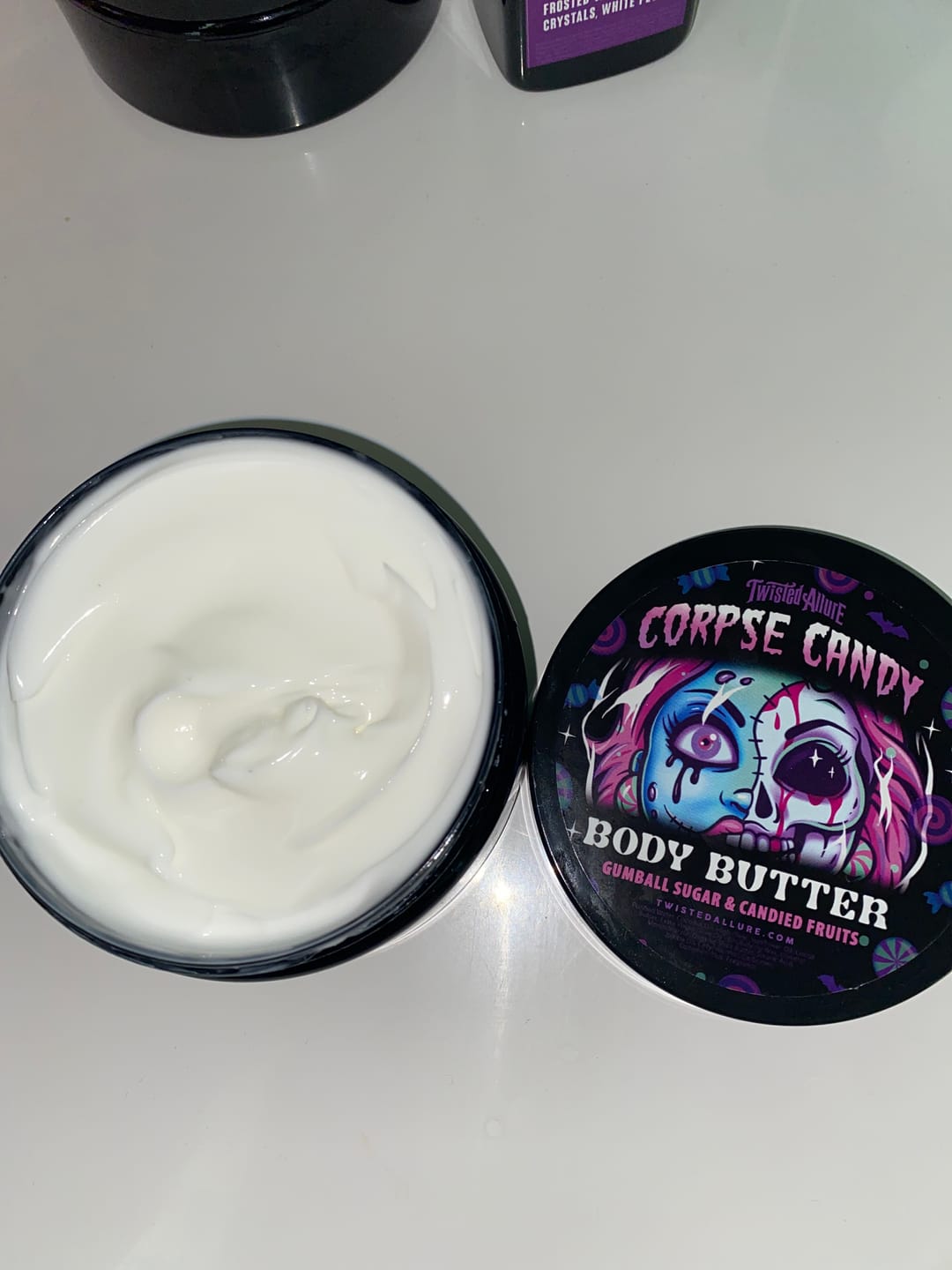 Customer photo review of Corpse Candy Body Butter