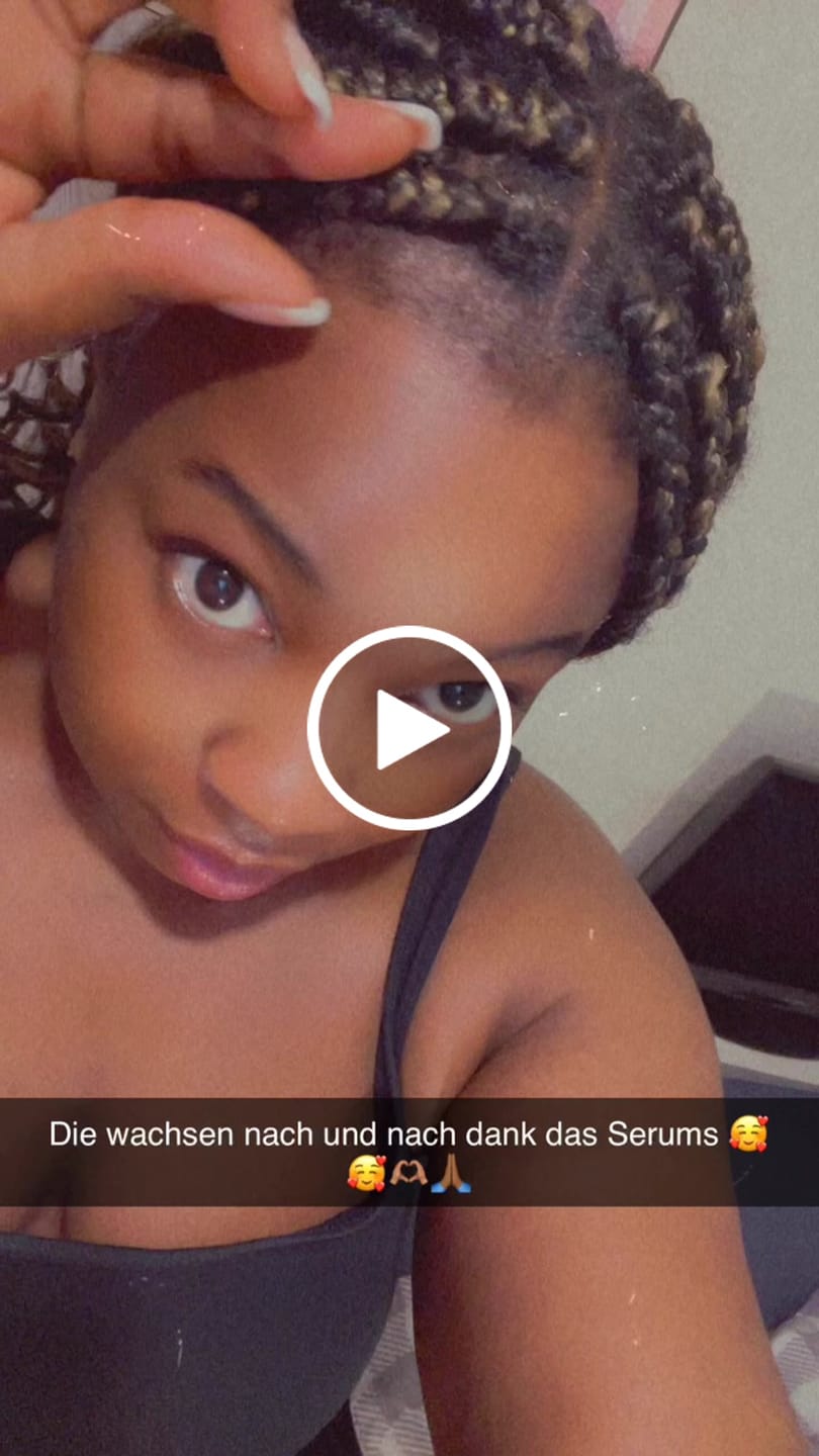 Customer video review of TRÈS[S] GROWN - Hair Growth Serum