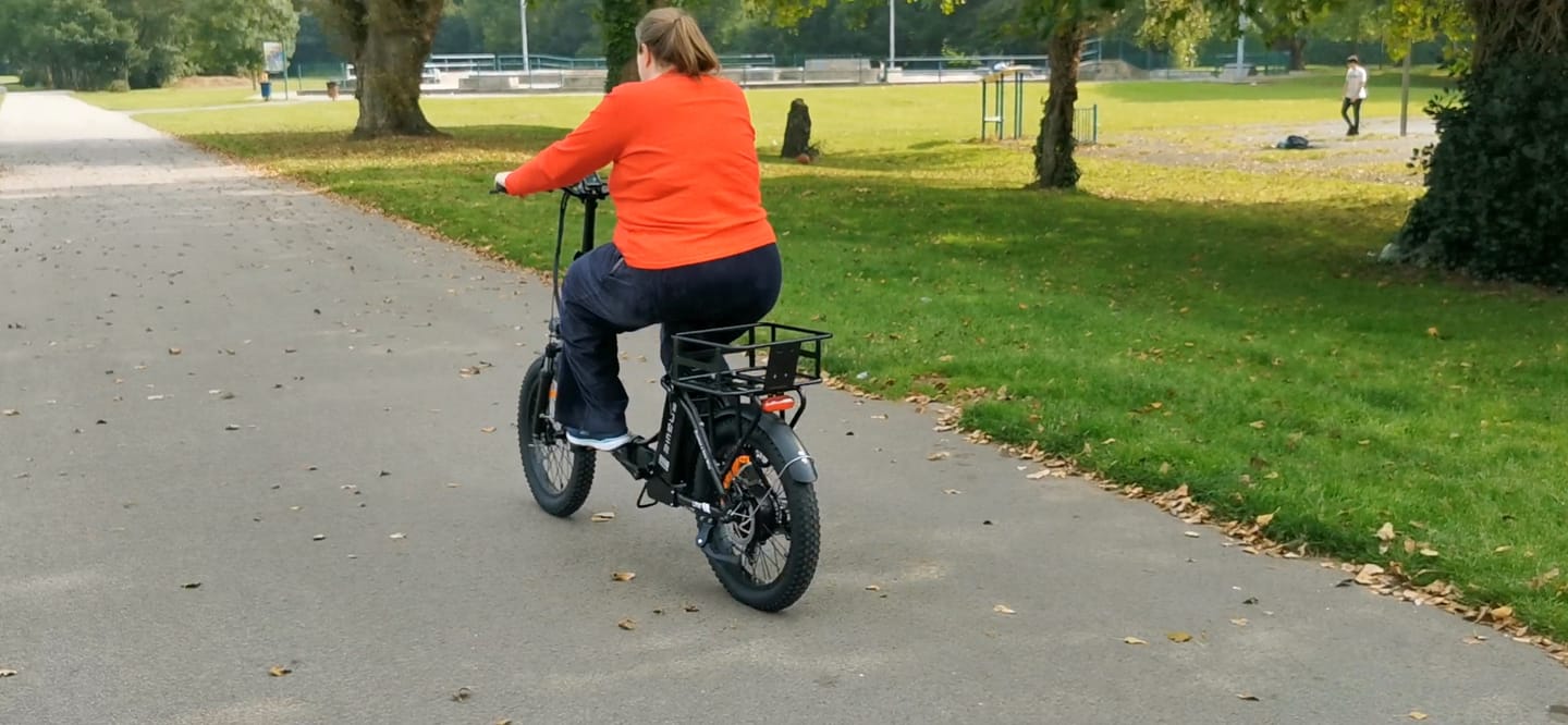 Customer photo review of Engwe L20 SE 250W 20" Foldable Electric Trekking Bike 15.6Ah Step-through E-bike