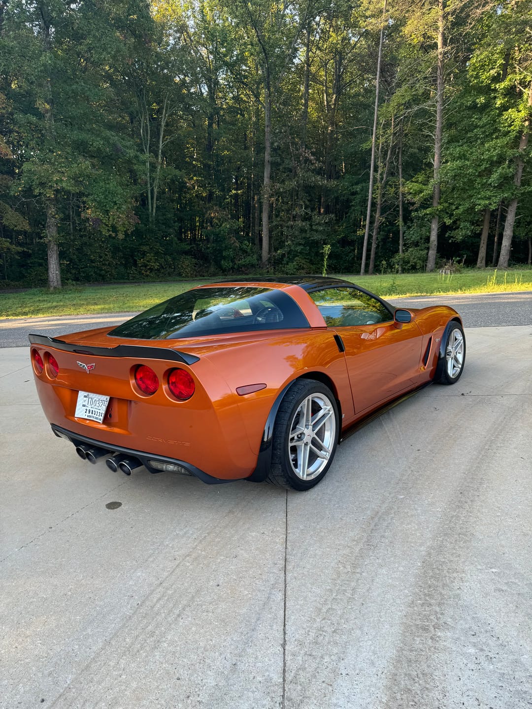 Customer photo review of Chevrolet Corvette C6 Base Front & Rear Splash Guards Mud Flaps