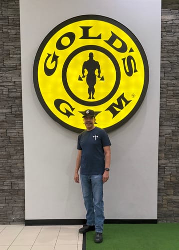 Customer photo review of Jesus Saves Performance Tee