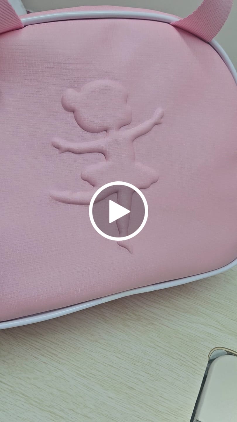 Customer video review of DUNA 0.9MM FUNDO MALHA COR ROSA CHICLETE
