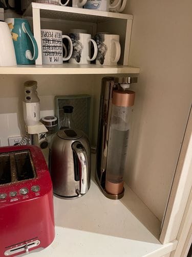 Customer photo review of qarbo CLASSIC - Sparkling Water Maker and Fruit Infuser