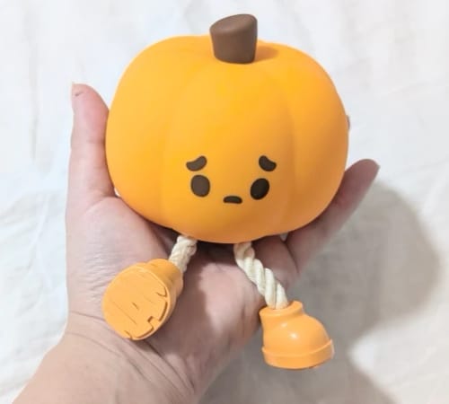 Customer photo review of Halloween Pumpkin Night Lights Cute Soft Silicone gift