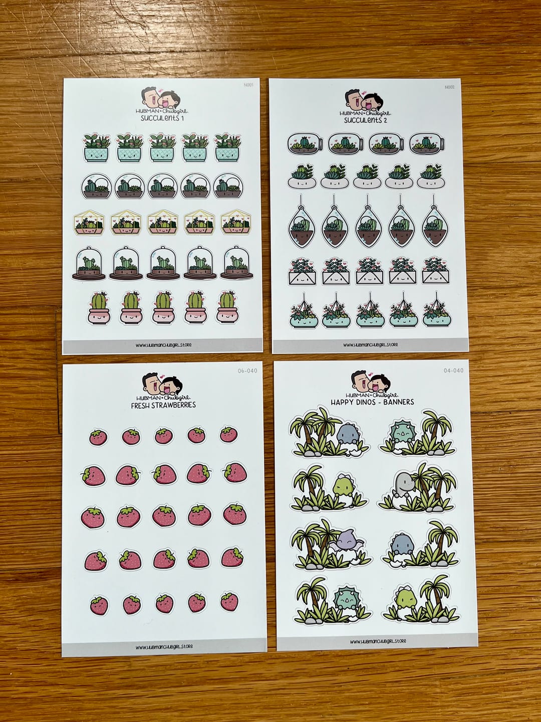 Customer photo review of Happy Dinos - Banners Planner Stickers