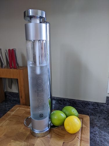 Customer photo review of qarbo CLASSIC - Sparkling Water Maker and Fruit Infuser