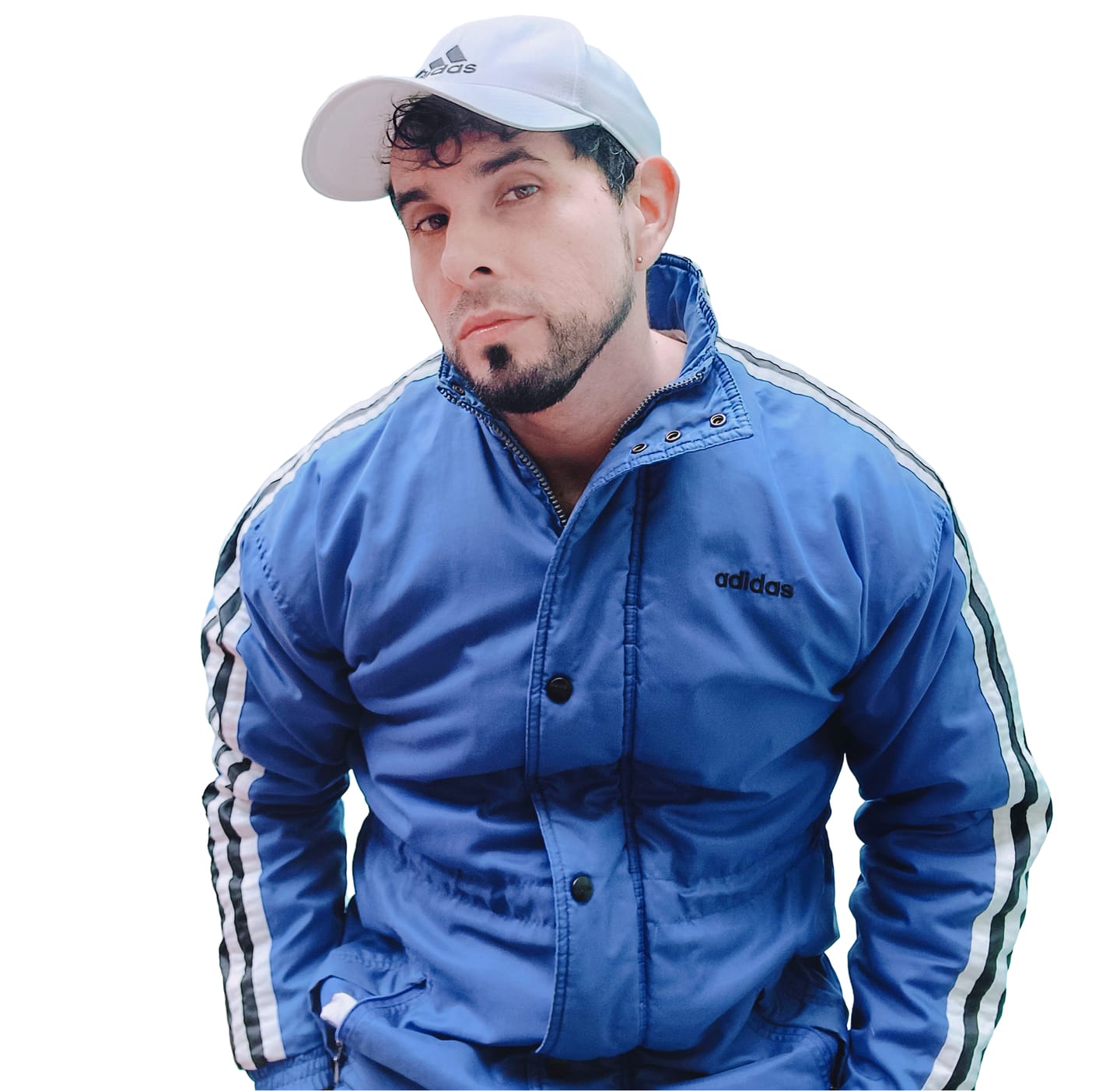 Customer photo review of 1990 Vintage Adidas Three Stripes Jacket ( S/M)