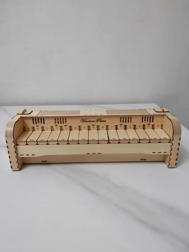 Customer photo review of Playable Piano 3D Wooden Puzzle