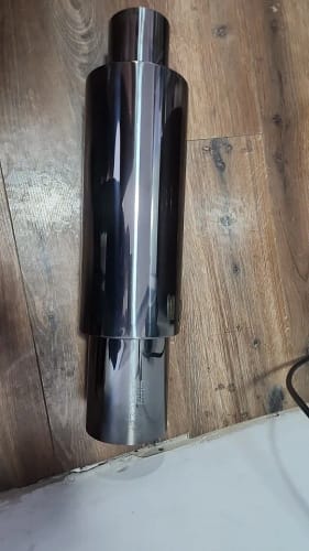 Customer photo review of 4" H-Spec Jdm Silencer Muffler 2.5" Inlet