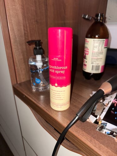 Customer photo review of Hypochlorous Acid Spray for Skin & Face | Healing Topical Spray